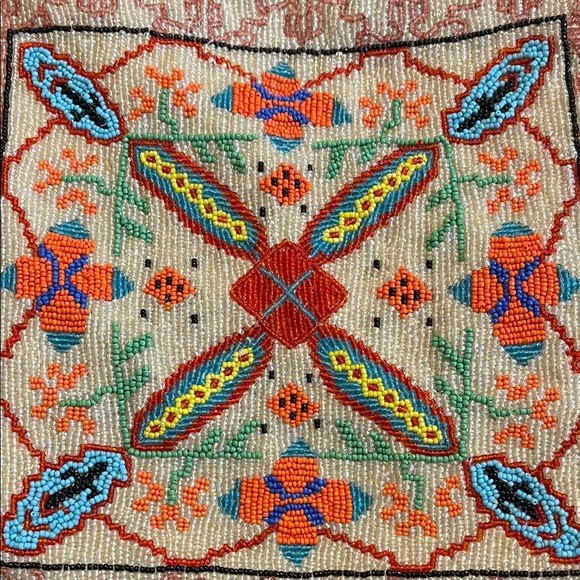 CHRISTIANA Beaded Purse Crossbody Vintage Retro Collectible Bag - Picture 16 of 16